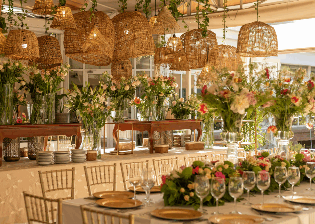 A occation with Lot if Flower decorations